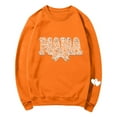 thumbnail image 3 of yoeyez Mama Sweatshirt for Women Leopard Mama Bow Crewneck Moms Outfit Long Sleeve Lightweight Pullover Tops Gifts for Mothers Day, 3 of 6