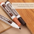 thumbnail image 4 of Uxcell Furniture Repair Wood Markers, 12 Pack Walnut Touch Up Filler Sticks, Oil Based Paint Markers for Scratches, Wood Floors, 4 of 7