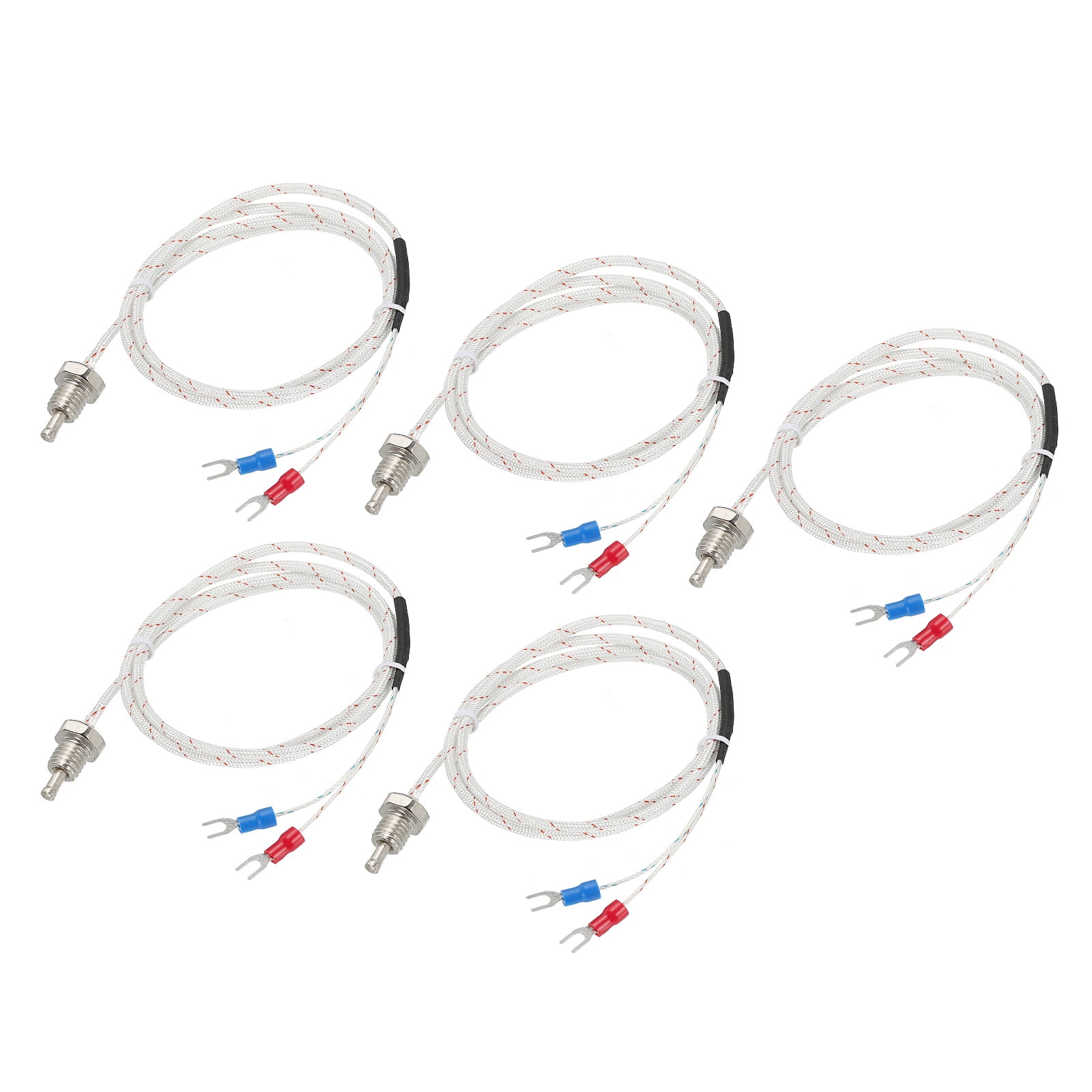 K Type Temperature Sensor 5pcs M10 Screw Temperature Probe Thermocouple
