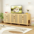 thumbnail image 4 of NARTRU Cat Wooden Litter Box Enclosure with Scratching Doors for Cat Litter Boxes, Natural, 4 of 8