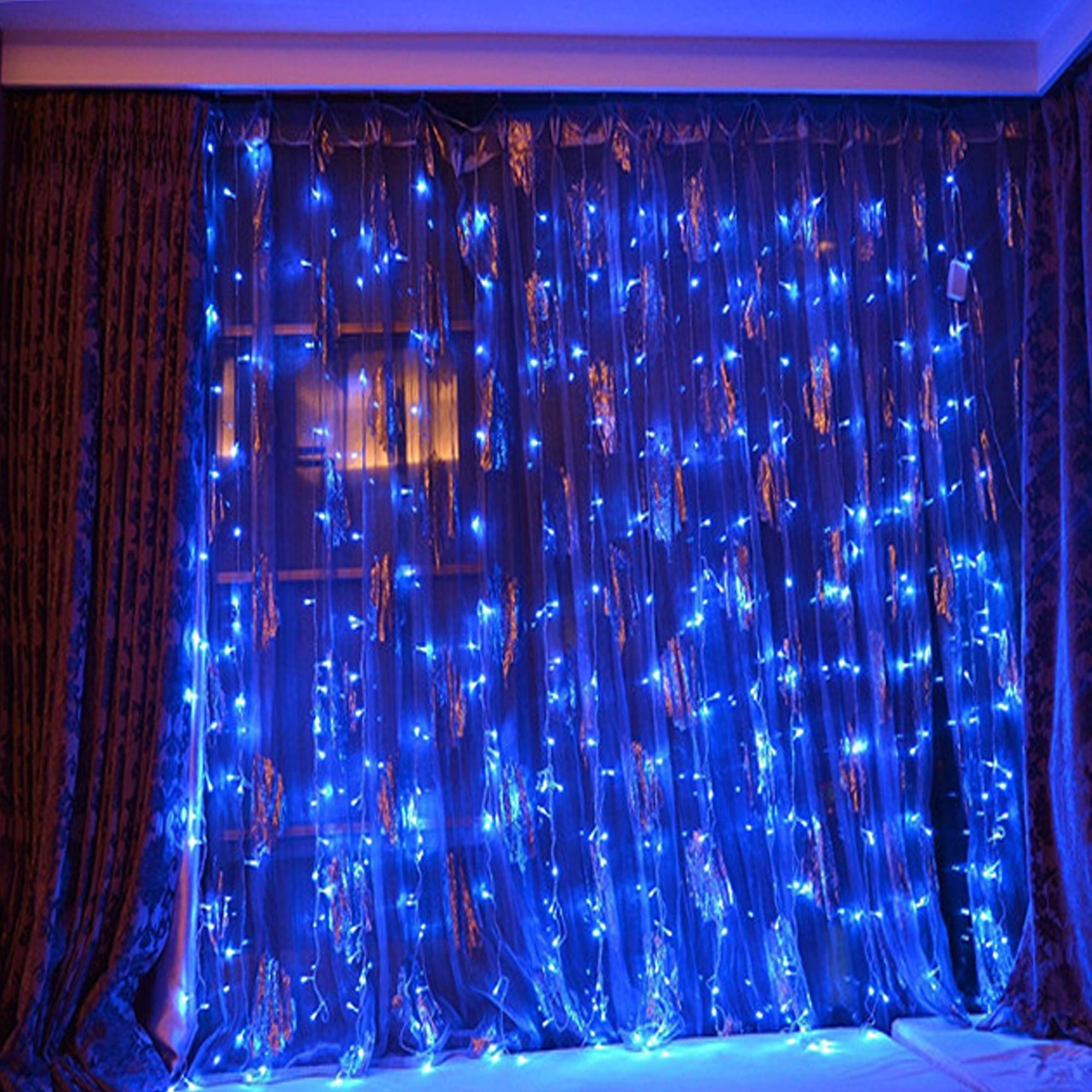 NK HOME 3mx3m 300LEDs String Lights for Bedroom Window Curtain Lamp