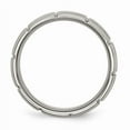 thumbnail image 2 of Titanium Brushed Center 8mm Grooved Band (Size 13.5) Made In China tb183-13.5, 2 of 4