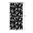 thumbnail image 5 of Pioneer Flower Floral Print Pattern Shower Curtain 36"x72" ,Bathroom Decorative Shower Curtains Set with 12 Hooks,Modern Waterproof Washable Shower Curtain, 5 of 6
