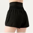 thumbnail image 2 of Gibobby Shorts Deportivo Ropa deportiva de verano, pantalones cortos deportivos de cintura alta 2 en 1, elásticos, de secado rápido, sueltos, para Yoga, gimnasio, pantalones c(Negro, XXL), 2 of 5