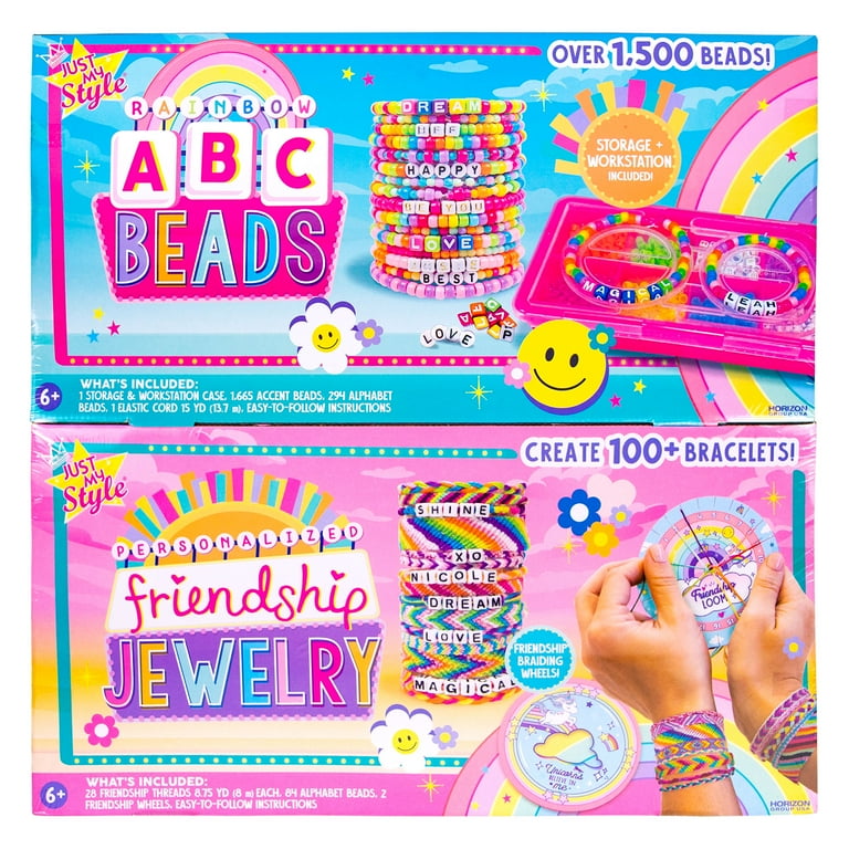 Just My Style 2-in-1 DIY Jewelry Sets, 2 Jewelry-Making Kits Just My Style 2-in-1 DIY Jewelry Sets, 2 Jewelry-Making Kits