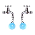 thumbnail image 1 of Nuevo Interesante Grifo Pendientes Pendientes Gota de Agua Lovelys Pendientes Agujas de Plata Adornos, 1 of 8