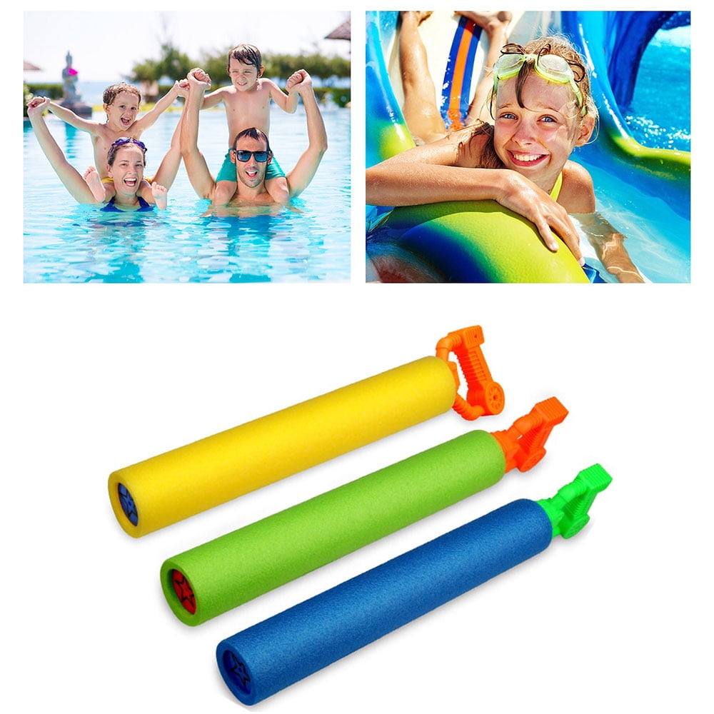 Reactionnx 3Pack Colorful Water Guns, Super Blaster Soaker Foam Water ...