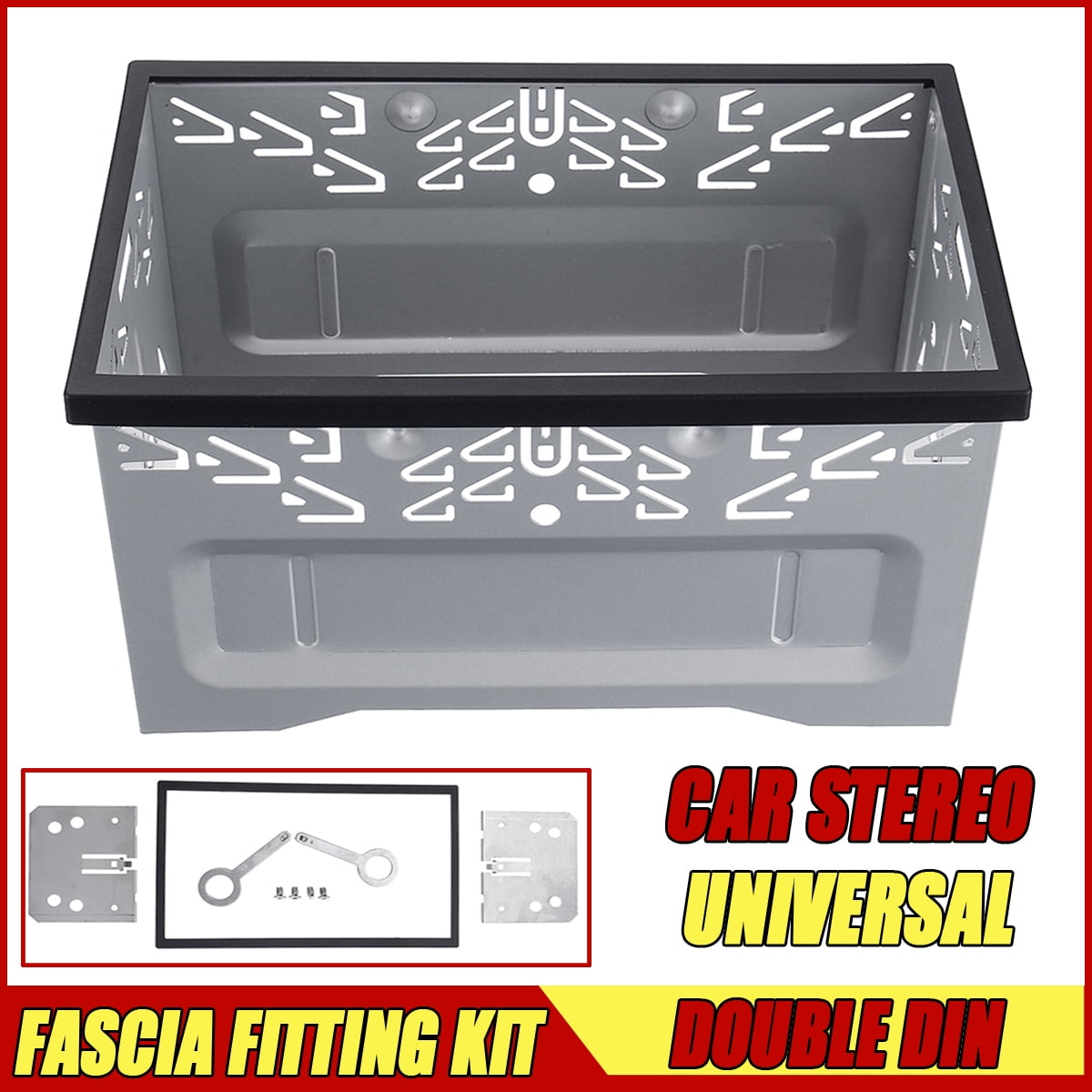 Universal Car Stereo Double Din Fitting Cage Mounting Frame ...