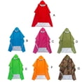 thumbnail image 4 of Sonducket Chubasquero 3 en 1, capa de lluvia, Poncho, estera de Picnic, con capucha, impermeable, a la moda, para acampar al aire libre, montar Escalada Rosa roja, 4 of 6