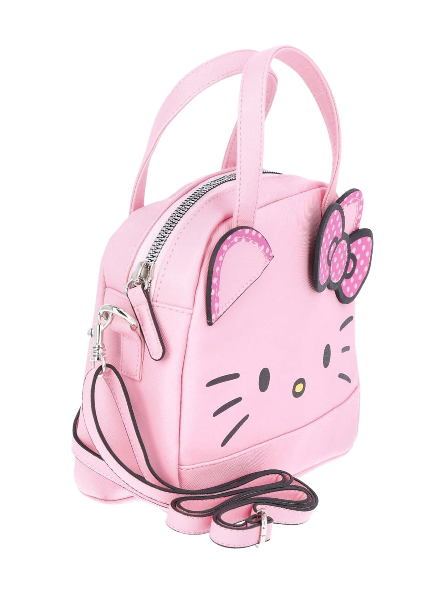 Hello Kitty Girls Mini Satchel Crossbody Bag, Pink