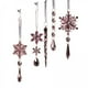 thumbnail image 1 of Colgante colgante de Navidad,Adornos de Decoraciones para árboles de Navidad, acrílico Decoración colgante Navidad interior,Copos de nieve transparentes con brillo, 1 of 8