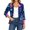 Multicolor, variant on EANJE Women Christmas Graphic Open Front Cardigan, 3/4 Sleeve Loose Lightweight Shrug, Casual Printed Thin Knit Layering Top Multicolor 2XL
