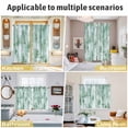 thumbnail image 6 of Green Abstract Kitchen Curtains 84 Inch Length, Modern Oil Painted Art Contemporary Grommet Top Bedroom Living Room Curtains, Light Filtering Cafe Curtain Drapes 2 Panels Set 84''x84'', 6 of 9