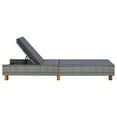 thumbnail image 3 of vidaXL Patio Lounge Chair Outdoor Sunlounger Sunbed with Cushion Poly Rattan, 3 of 6