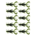 thumbnail image 2 of Wweixi 10pcs Bait Shrimp Realistic Reusable Double-Color Wire Baits Bionic Practical Vivid Sporting Goods Playing Barbed 3#, 2 of 8
