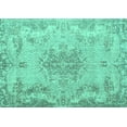 thumbnail image 1 of Ahgly Company Indoor Rectangle Persian Turquoise Blue Traditional Area Rugs, 7' x 9', 1 of 4