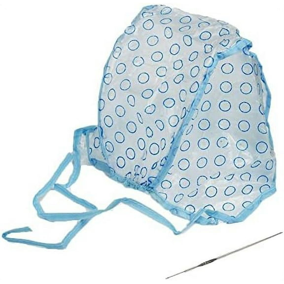 Disposable Cap Salon Hair Tipping Coloring Highlighting Streaking Hair Highlight Dye Cap with Plastic Hooks for Salon and Home Dyeing Hair