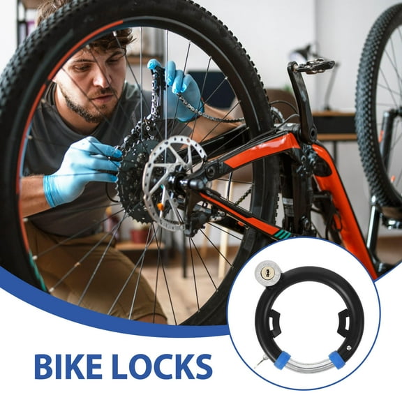 PTOOTP Cyclists 1 Set Bike Lock With Key For Mountain Bikes And Electric Scooters