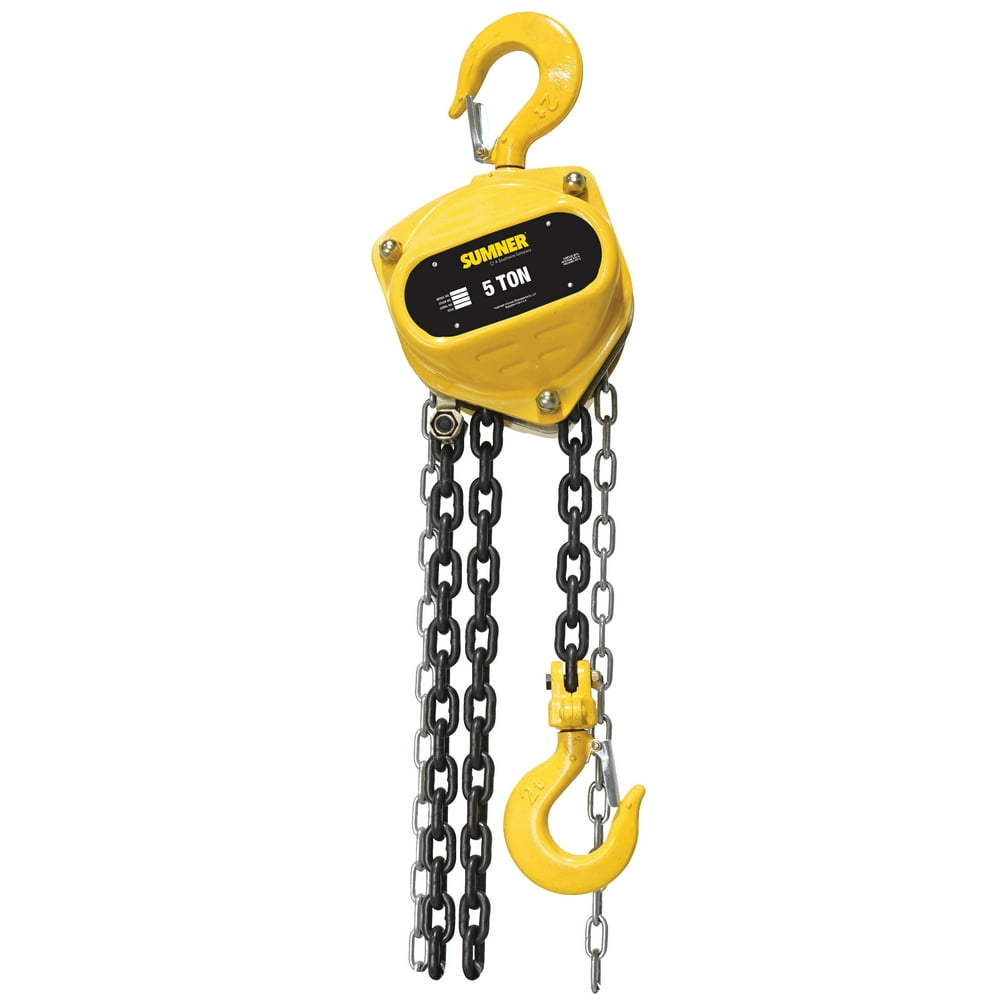 Sumner787579 5 Ton Chain Hoist with 15 ft. Chain Fall