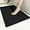 Black, variant on PABUBE Bathroom Rug,Small Non Slips Bath Mat, Machine Washable Bathroom Mat, Soft Absorbent Bathmat Bath Rug, Bathroom Rug and Mat for Bathroom Floor (16"x24",Beige)