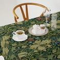 thumbnail image 5 of Vintage Floral Tablecloth, William Morris Retro Boho Flower Watercolor Botanical Plan Table Cover, Water Resistant Wipeable Tablecloths for Kitchen Dinning Room Decor 60"x120", 5 of 6