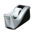 thumbnail image 3 of "Value Desktop Tape Dispenser, Attached 1"" Core, Black/silver | Bundle of 2 Each", 3 of 3