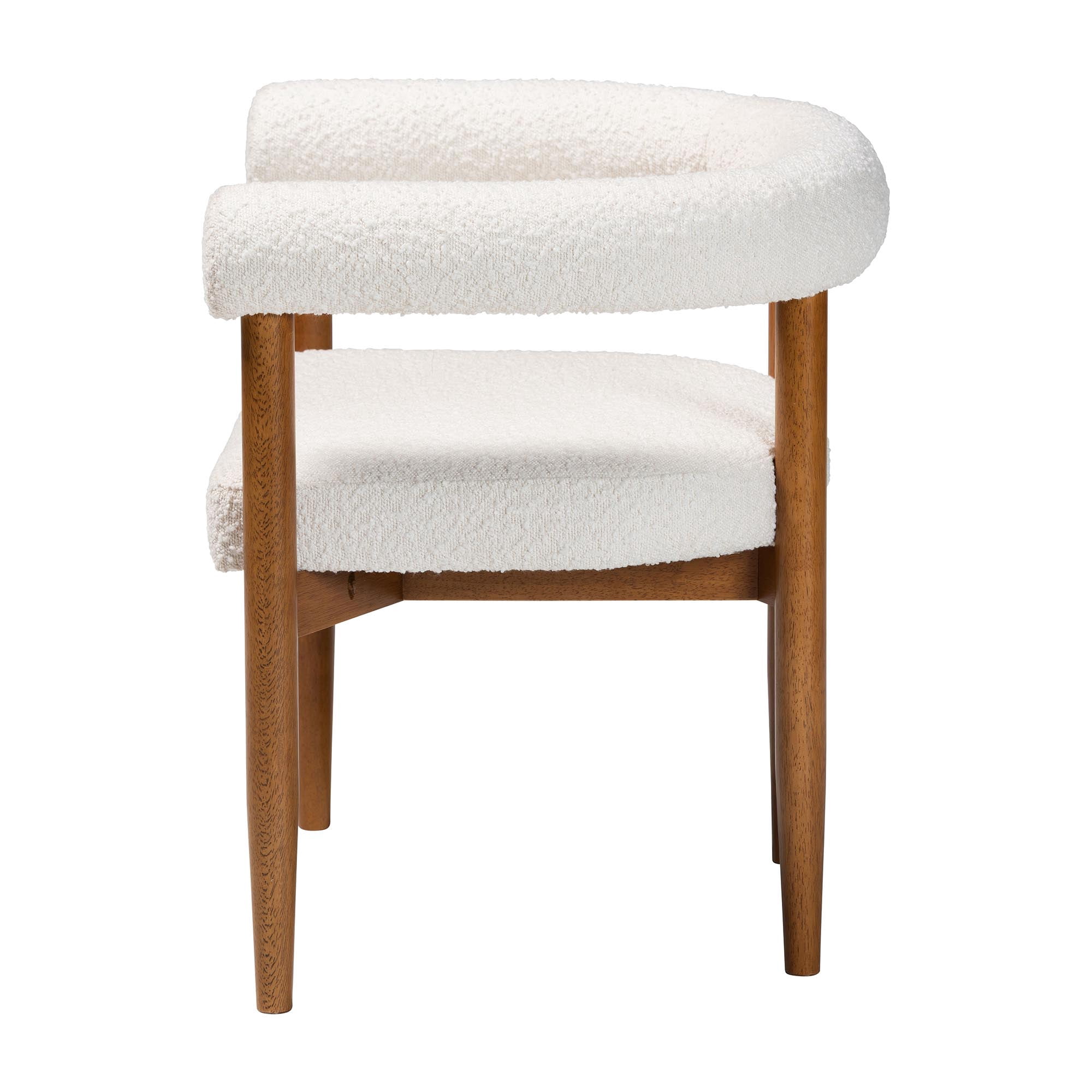 Baxton Studio Caia Modern Dining Chair, 19"H, Cream
