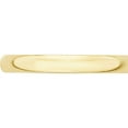 thumbnail image 2 of 10K Yellow Gold 10Ky 3mm Ltw Half Round Band Size 6.5 Made In United States 1hrl030-6.5, 2 of 5