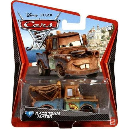 - Disney Cars Cars 2 Main Series Race Team Mater 1:55 Diecast Car