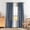 Dusty Blue-new, variant on Uledge Natural Linen Semi Sheer Curtains, Breathable Natural Privacy 54" for Kitchen Small Window, 2 Panels