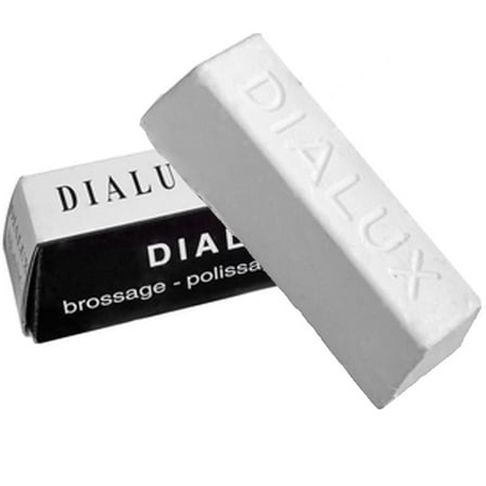 Dialux White Polishing Compound Bar – Final High Luster Polish for Silver & Gold