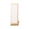 thumbnail image 1 of Solid Wood Jewelry Stand Necklace Detachable Holder Pendant Long Chain Hanging Organizer Suede/Leather Surface Rack White leather, 1 of 9