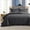 Charcoal, variant on IR Imperial Rooms 2Pc-Embossed Bedspread Microfiber Soft Floral Vintage Quilt Set Lightweight Twin Black
