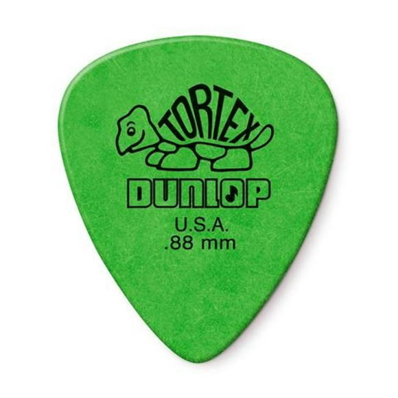 Dunlop Tortex Standard Guitar Picks - .88mm - 12 Pack