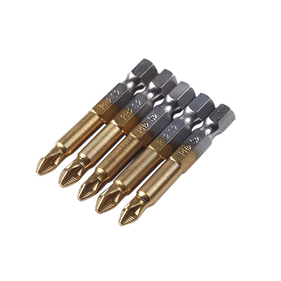 Clearance! Fdelink Mini Screwdriver 10Pcs 1/4 Hex Shank Magnetic Non-slip PH2 Phillips Cross Head Screwdriver Bit