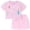 Mineral Purple Elsa, variant on Frozen Little Girls' 2-Piece Mineral Wash Tee and Skort Set Mineral Purple Elsa