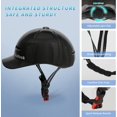 thumbnail image 3 of Hoyufei Adults Baseball Cap Style Bicycle Helmets, Black (Men/Women), 3 of 8