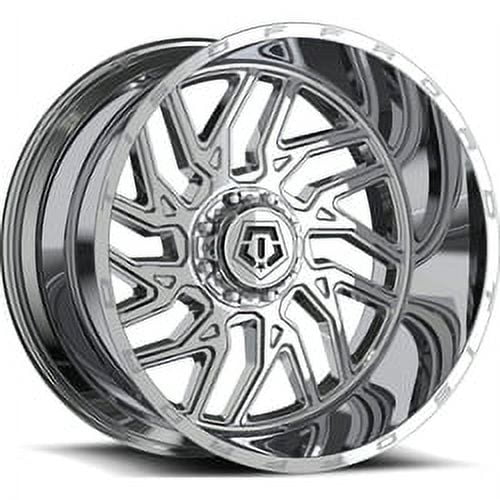 TIS 544C Chrome Wheel Rim, 20x12, 5x4.5/5x5, -44mm Offset