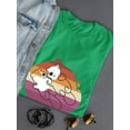 thumbnail image 3 of Beaver Couple W Pride Flag T-Shirt Women -Smartprints Designs, Female x-Large, 3 of 4