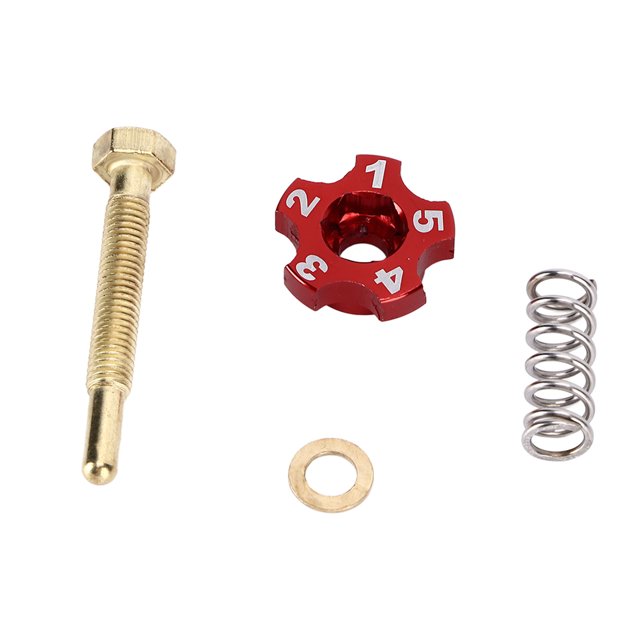 Tornillo de Ajustador de Velocidad de Inactividad, Ajuste Fácil de Ajuste Duradero Resistencia a la Oxidación Mezcla de combustible de aire tornillo de metal EstánDar original