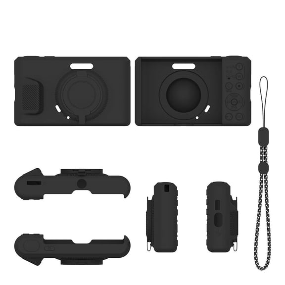 Silicone Case for Kodak Pixpro C1,Soft Protective Case Wrist Strap, Shock-resistant, Anti-Scratch
