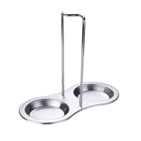

Stainless Steel Ladles Holder Kitchen Utensils Bracket Upright Spoon Stand Spoon Rest for Kitchen Counter Restaurant Hotpot Tool Tableware