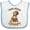 White and Blue, variant on Inktastic Nuts About Grampy Boys or Girls Baby Bib