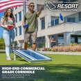 thumbnail image 2 of GoSports 4 x 2 ft Resort Collection All Weather Cornhole Board Set - Regulation Size - Blue Stripe, 2 of 6