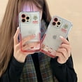 thumbnail image 2 of for iPhone 13 Pro Max Case Christmas Themed Case with Lovely Christmas Doll Patter, Soft TPU Transparent Cover Built-in Invisible Multi-Angle Kickstand Shockproof Protective Shell, Clear, 2 of 9