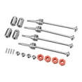 thumbnail image 1 of RC Front Rear Drive Shaft, Steel Aluminum Alloy Accurate RC Drive Axle Set  For Replacement, 1 of 8