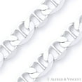 thumbnail image 2 of 12mm Marina / Mariner Link Italian Chain Bracelet in Solid .925 Sterling Silver, 2 of 2