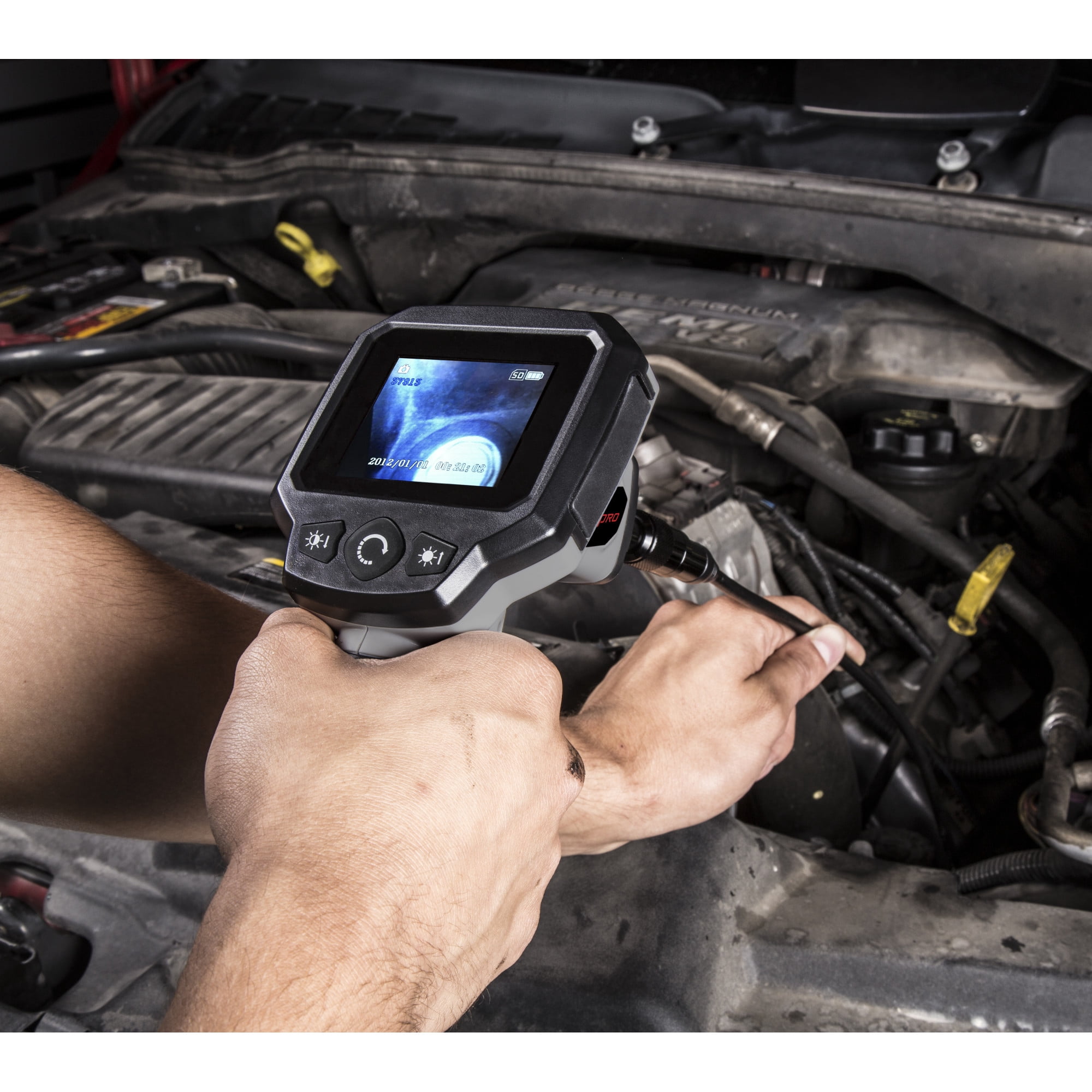 STEELMAN PRO 79183 SVS-240 Video Inspection Digital Borescope, 8.5mm Diameter Camera