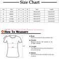 thumbnail image 3 of Blusas sueltas de manga corta con cuello en V de color sólido informal para mujer con estilo OAVQHLG3B Store lin121212, 3 of 5