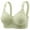 Green, variant on T Shirt Bras For Women Gathering Lifting V Neck Sports Breathable Cup Basic Sleeping Bras